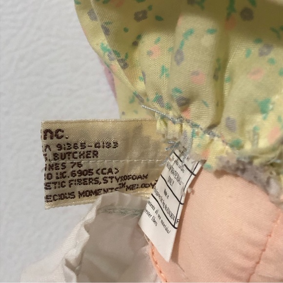 VTG Precious Moments Applause Dolls of the Month May 1991 Melody Tags Basket HTF - Picture 13 of 16